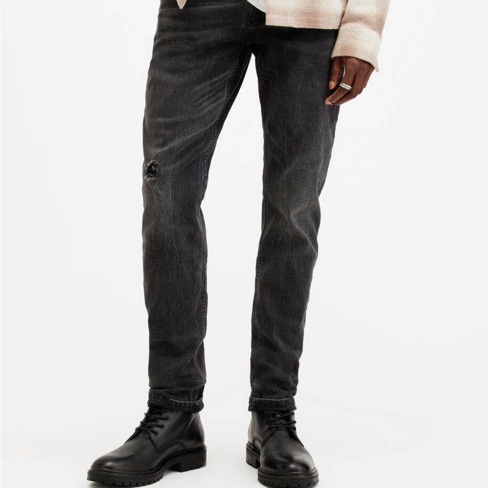 MENS ALL SAINTS Slim Fit Soft Stretch Denim Jeans